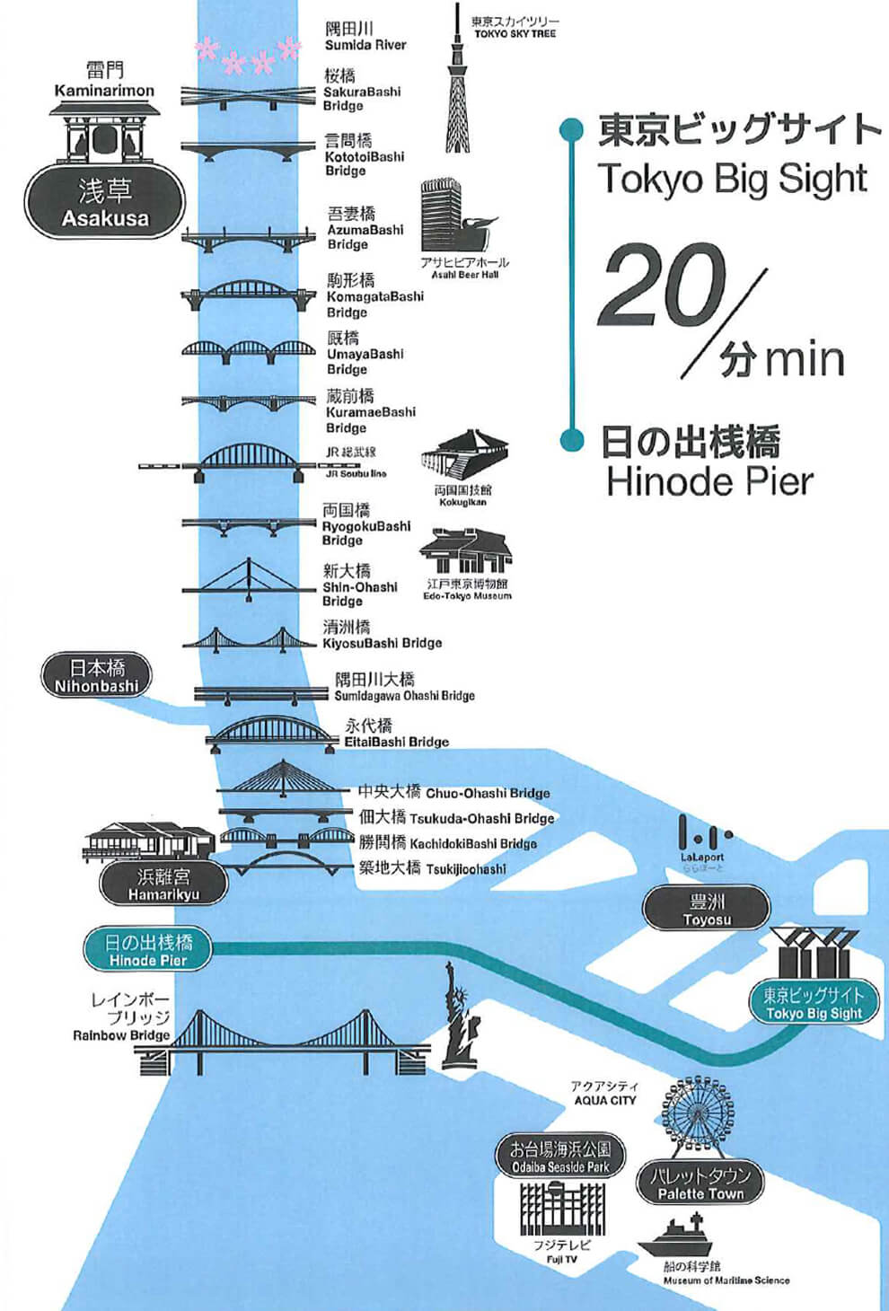 tokyo cruise map